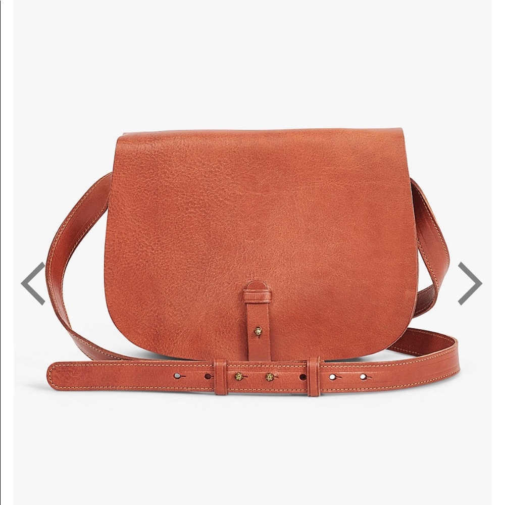 Lucky Brand Point Saddle CrossBody Bag - Cognac